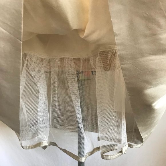 1990s Silver Silk Avant Garde Designer Party Dress - Catherine Regehr - Picture 7 of 9